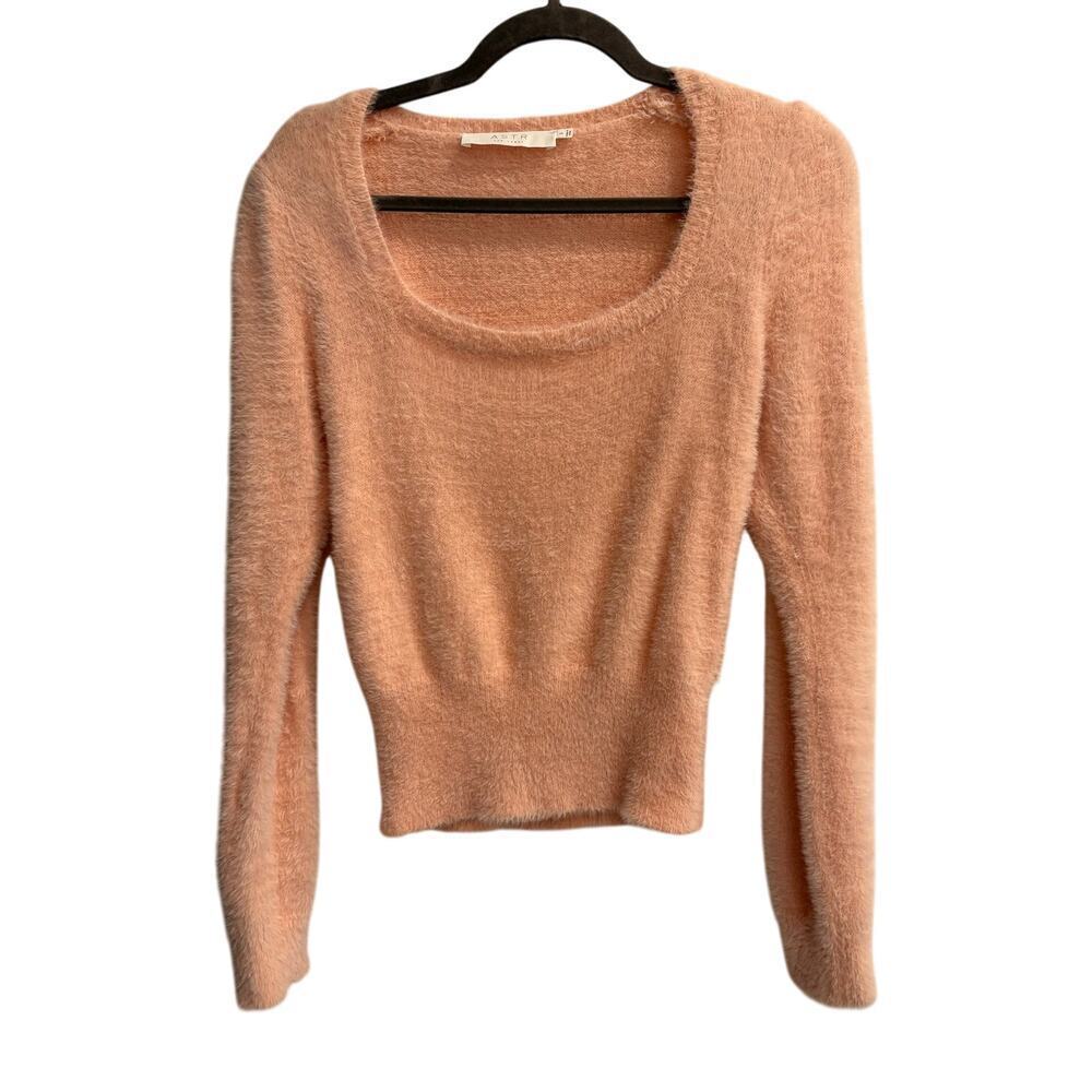 ASTR the Label Size Small Pink Eyelash Sweater
